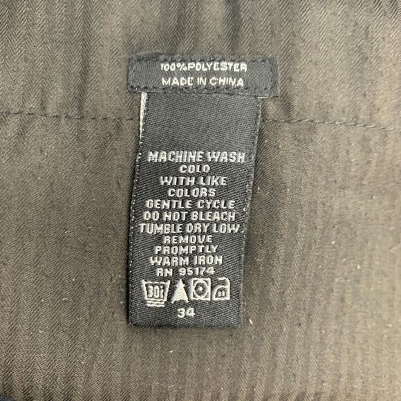 Alan Flusser Golf Shorts Mens 34 Navy Blue Pleated Front Lightweight Performance - Picture 10 of 12